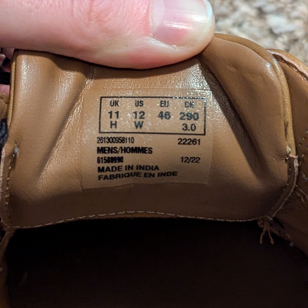Clarks Collection Brown Leather Men's Shoes - Picture 5 of 5